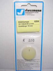 VIESSMANN - art. 6204 - Lampadina di ricambio per lampioni, 1 lampadina - 16V - 30mA - Diam. 2,3mm - H. 10mm