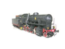 RIVAROSSI art. HR2323 - Locomotiva a Vapore FS Gr. 741.120 con preriscaldatore 