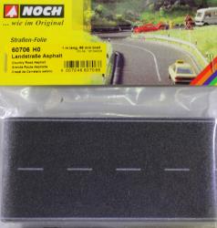 NOCH - art. 60706 - Striscia adesiva asfalto grigio scuro strada comunale 3D - lunghezza 1 mt. larghezza 66mm. 
