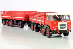 BREKINA HO art. 58407 - Fiat 690 Millepiedi "Baffone" Camion con rimorchio Rosso/Bianco, BREKINA HO art. 58407 - Fiat 690 Millepiedi "Baffone" Camion con rimorchio Rosso/Bianco
Immancabile sui plastici e diorami italiani in Epoca IV - Modello molto dettaglato nella prestigiosa linea Starline 