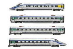 LIMA EXPERT HO - art. 1673 FS Trenitalia ETR610 Ex Cisalpino in livrea origine epoca VI - set carrozze 1 4 5 7 , LIMA EXPERT HO - art. 1673 FS Trenitalia ETR610 Ex Cisalpino in livrea origine epoca VI - set carrozze 1 4 5 7 
Bellissimo convoglio acquisito da FS Trenitalia dalla Ex Soc. Cisalpino per la relazione tra Milano e Ginevra - modello completo di motorizzazione centrale con trasmissione cardanica predisposto per illuminazione interna (Almrose) e decoder 21 poli anche sound (a richiesta il nostro laboratorio illumina e digitalizza sound) - Set completamento HL 4673 carrozze (2 3 6) disponibile