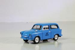 BREKINA HO art. 27555 - TRABANT P 50 Komby blu delal Deutsche Post StudioTechnik 