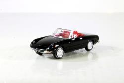 BREKINA HO art. 29606 - ALFA ROMEO Spider decapottabile nera, BREKINA HO art. 29606 - ALFA ROMEO Spider decapottabile nera - Versione inedita del modello - Immancabile sui plastici e diorami in Epoca V - Modello molto dettaglato