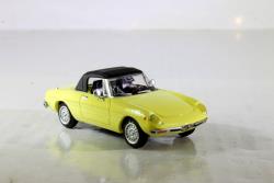 BREKINA HO art. 29608 - ALFA ROMEO Spider con tettuccio chiuso gialla, BREKINA HO art. 29608 - ALFA ROMEO Spider con tettuccio chiuso gialla - Versione inedita del modello - Immancabile sui plastici e diorami in Epoca V - Modello molto dettaglato