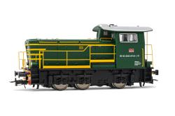 RIVAROSSI HO art. HR2794 - FS Locomotore Diesel da Manovra D245.6074 livrea Verde con corrimani antifortunistici - Epoca VI  