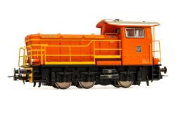 RIVAROSSI HO art. HR2795 - FS Locomotore Diesel da Manovra D250.2001 livrea Arancio con corrimani antifortunistici - Epoca V 