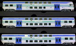 Lima Expert HO - art. HL 5058 FS Trenitalia Set 3 carrozze Vivalto pilota + 2 intermedie - Livrea Epoca V