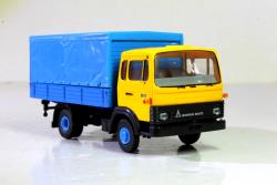 BREKINA HO - Art. 34725 Camion telonato Magirus MK giallo blu, BREKINA HO - Art. 34725 Camion telonato Magirus MK giallo blu - Immancabile sui plastici e diorami italiani in Epoca V - Modello molto dettagliato