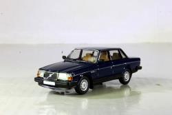 BREKINA HO - PCX870416 Volvo 240 blu scuro, BREKINA HO - PCX870416 Volvo 240 blu scuro - Immancabile sui plastici e diorami italiani in Epoca IV-V - Modello molto dettagliato