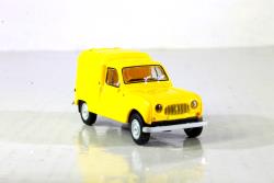 BREKINA HO - 14750 Renault R4 Fourgonette, giallo, 1961, BREKINA HO - 14750 Renault R4 Fourgonette, giallo, 1961 - Immancabile sui plastici e diorami italiani in Epoca IV-V - Modello molto dettagliato