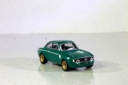 BREKINA HO - Art. 29704 Alfa Romeo GTA 1300 grigia quadrifoglio bianco, BREKINA HO - Art. 29704 Alfa Romeo GTA 1300 grigia quadrifoglio bianco - Immancabile sui plastici e diorami italiani in Epoca IV-V - Modello molto dettagliato