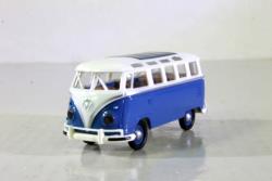 BREKINA HO - Art. 31847 VW T1b Samba, Bianco/blu, 1960, BREKINA HO - Art. 31847 VW T1b Samba, Bianco/blu, 1960, mit Hubdach - Immancabile sui plastici e diorami italiani in Epoca IV-V - Modello molto dettagliato