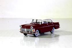 BREKINA HO - art. 20135 Opel P2 , rosso scuro tetto beige, 1960 , BREKINA HO - art. 20135 Opel P2 , rosso scuro tetto beige, 1960 - Immancabile sui plastici e diorami italiani in Epoca IV-V - Modello molto dettagliato