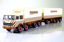 BREKINA HO art. 58540 - Fiat 691 Millepiedi Ferrero 1970 - Verione Limitata, BREKINA HO art. 58540 - Fiat 691 Millepiedi Ferrero 1970 - Verione Limitata
Immancabile sui plastici e diorami italiani in Epoca IV-V - Modello molto dettaglato nella prestigiosa linea Starline 