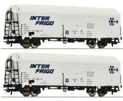 Roco HO - art. 76040 -  SNCF Set è composto da due carri refrigeranti 