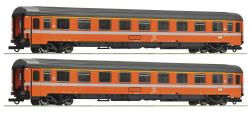 ROCO HO - art. 74033 - Set EC “Mont Cenis”, FS Epoca IV, ROCO HO - art. 74033 - Set EC “Mont Cenis”, FS Epoca IV

Set (2) di due carrozze Eurofima per il treno rapido EC "Mont Cenis" delle Ferrovie statali Italiane.

Il set è composto da due carrozze a scompartimenti di 1a classe, tipo A.

■ In livrea “Eurofima”
■ Con segnaletica stampata del percorso del treno
