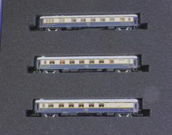 ARNOLD N HN4398 - CIWL VSOE (Venice Simplon Orient Express) Set di 3 carrozze (Ristorante-Salone Bar-Pulmann) Epoca V