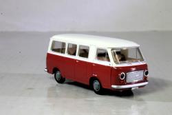 BREKINA HO - art. 34416 Fiat 238 pulmino rosso tetto bianco 1966, BREKINA HO - art. 34416 Fiat 238 pulmino rosso tetto bianco 1966 - Immancabile sui plastici e diorami italiani in Epoca IV-V - Modello molto dettagliato