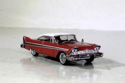 BREKINA HO - art. 19675 Plymouth Fury, rossa tetto bianco, 1958 