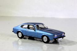 BREKINA HO - art. PCX870646 Ford Capri MK II blu met., 1974 , BREKINA HO - art. PCX870646 Ford Capri MK II blu met., 1974 - Immancabile sui plastici e diorami italiani in Epoca IV - Modello molto dettagliato