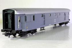 RIVAROSSI H0 HR4317 - FS Bagagliaio serie Dz 53000 livrea Grigio Ardesia Epoca IV 