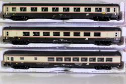 Rivarossi HO art HR4358 - FS Set 3 carrozze IC 572/579 Petruzzelli