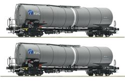 ROCO HO - art. 77463 OBB Set di due carri cisterna a 4 assi "KVG", tipo Zans, della GATX Rail Austria GmbH.. - Epoca VI, ROCO HO - art. 77463 OBB Set di due carri cisterna a 4 assi "KVG", tipo Zans, della GATX Rail Austria GmbH.. - Epoca VI

Il carro cisterna a quattro assi con una capacità di 95 m³ è utilizzato per il trasporto di prodotti petroliferi di colore chiaro (cherosene, benzina, diesel, gasolio) e prodotti chimici liquidi. Le griglie delle passerelle ribassate per il passaggio d'ispezione del boccaporto di carico è tipico di questo tipo di carro.

■ Maniglie sottili e sporgenti
■ Con passerelle a griglia perforata dal design sofisticato
■ Ganci ad innesto NEM 
■ Cinematismo per  allontanamento della timoneria in curva
