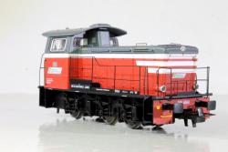 RIVAROSSI HO - art. HR2932S Mercitalia Shunting & Terminal D245 in livrea rosso/grigio Epoca VI - SOUND, RIVAROSSI HO - art. HR2932S Mercitalia Shunting & Terminal D245 in livrea rosso/grigio Epoca VI - SOUND
Locomotore diesel elettrico utilizzato per le manovre negli scali 
Modello molto dettagliato con motore a 5 poli e trasmissione  cascata di ingranaggi, luci bianche con inversione automatica oppure fisse con dip switch
Modello in offerta speciale a 287,91 (Listino 319,90) 