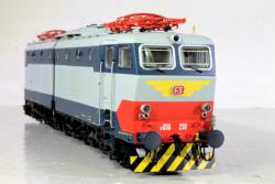 RIVAROSSI HO - ART. HR2966 FS, locomotiva elettrica E.656, 2a serie, livrea di origine, con gocciolatoio, ep. IV