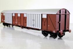 Os.kar OS-4126 Carro Tipo Gabs 31 RIV 83 FS 181 4 549-1 logo TV 4 porte in lega nuovo tipo con terrazzino tetto alluminio ep. V