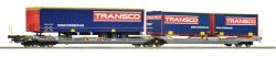 ROCO HO - art. 6600113 Carro a doppia tasca articolato, tipo Sdggmrs 738/T3000e, della HUPAC.. - Epoca VI, ROCO HO - art. 6600113 Carro a doppia tasca articolato, tipo Sdggmrs 738/T3000e, della HUPAC.. - Epoca VI

Il carro a doppia tasca articolato "Megatrailer T3000" è il modello successivo dopo il tipo "T2000". Lo spazio di carico è abbinato alle parti basse del Megatrailer. Tuttavia, possono anche essere caricati rimorchi di modelli più vecchi, nonché casse mobili e contenitori lunghi fino a 7,82 m.


■ Caricato con un rimorchio per autocarro e due casse mobili dalla società di spedizioni Transco
■ Carro metallo pressofuso
■ Ganci estraibili a norme NEM con cinematismo per allontanamento timoneria in curva

