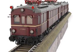 TRIX HO - art. 25853 DB Automotrice elettrica ET 85 con carrozza pilota ES 85 - SOUND