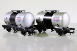 RIVAROSSI H0 - art. HR6565 FS Set di 2 carri cisterna Serie Mop a 2 assi della Società 