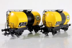 RIVAROSSI H0 - art. HR6566 FS Set di 2 carri cisterna Serie Uh a 2 assi della Società 