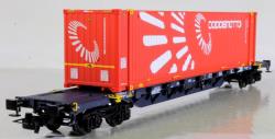 RIVAROSSI H0 - art. HR6705 FS Mercitalia Intermodal, carro porta-container a 4 assi Sgnss, livrea blu, caricato con container da 45’ “Codognotto” - Epoca VI, RIVAROSSI H0 - art. HR6705 FS Mercitalia Intermodal, carro porta-container a 4 assi Sgnss, livrea blu, caricato con container da 45’ “Codognotto” - Epoca VI
Bellissimo carro completo di ganci estraibili a norme NEM e cinematismo per allontanamento della timoneria in curva
Modello in offerta speciale a 62 Euro (Listino 68,90)